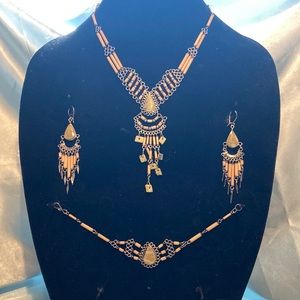 Peruvian style jewelry.